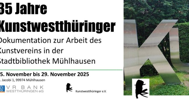 Plakat 35 Jahre Kunstwestthüringer